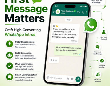 introduction message on whatsapp
