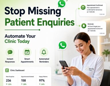 whatsapp automation for skin clinics
