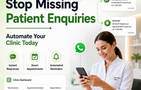 whatsapp automation for skin clinics