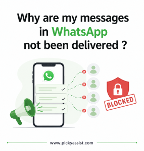 why my whatsapp message is not delivered
