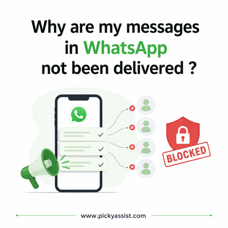 why my whatsapp message is not delivered