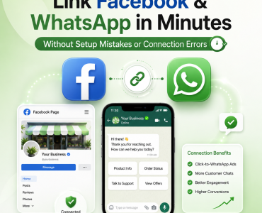 connect whatsapp to facebook