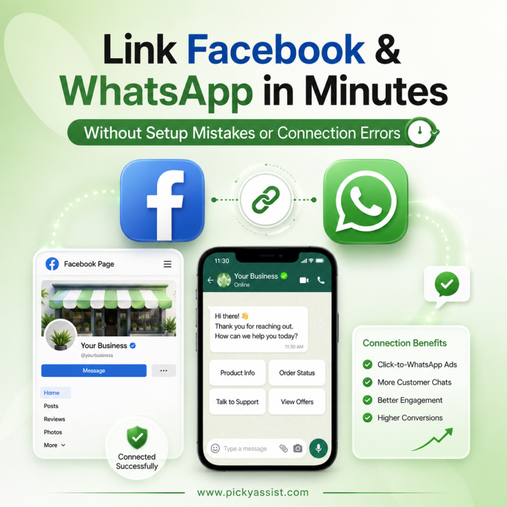 connect whatsapp to facebook