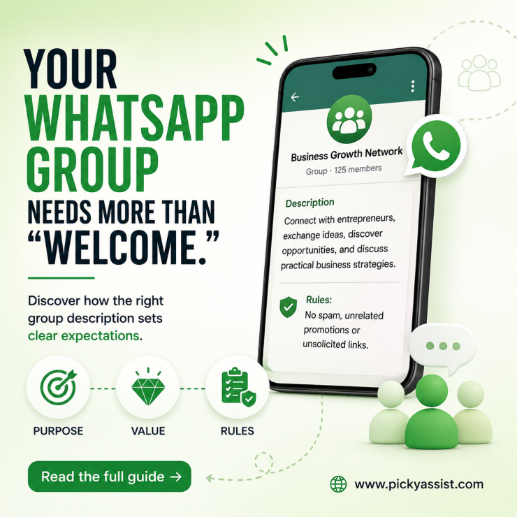 WhatsApp group description