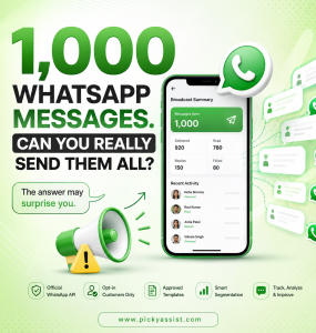 how to send 1000 messages at once in whatsapp