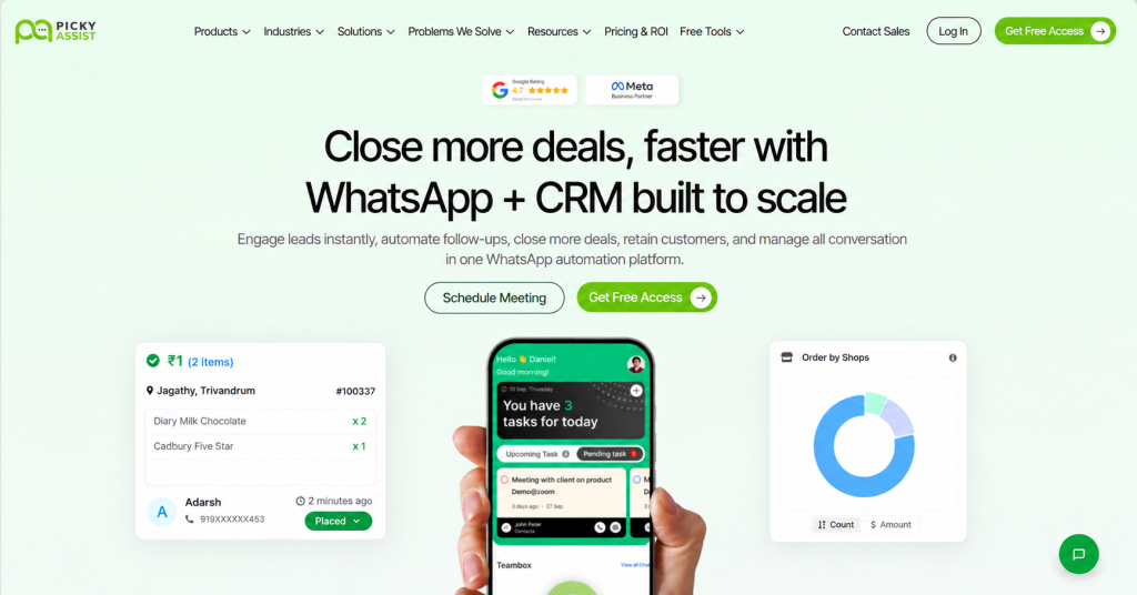 Picky Assist — Best No-Code WhatsApp Chatbot Builder