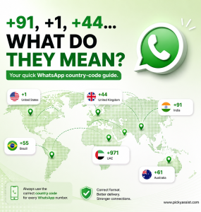 whatsapp country code