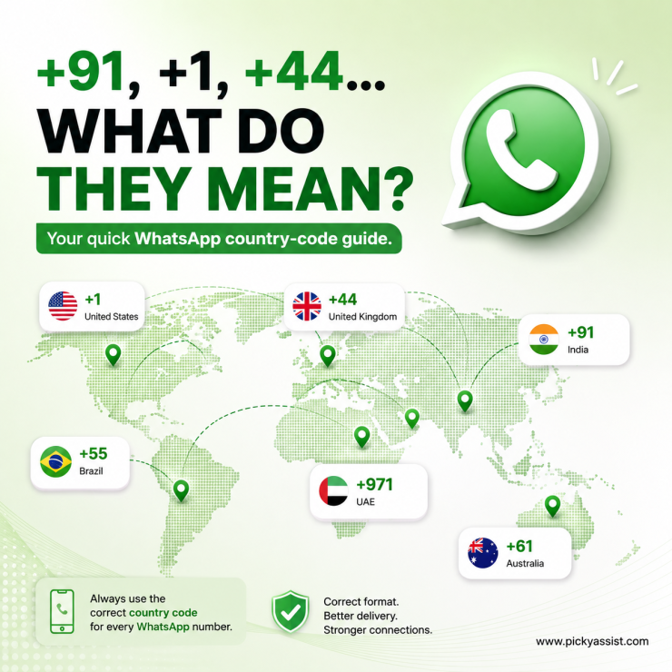 whatsapp country code