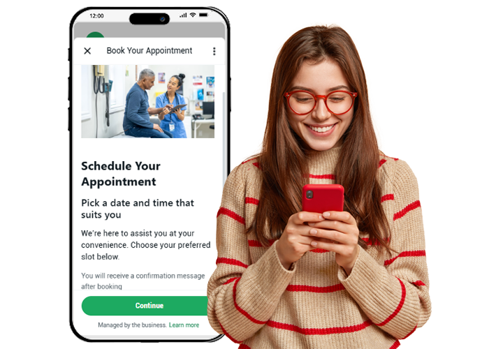WhatsApp interactive form